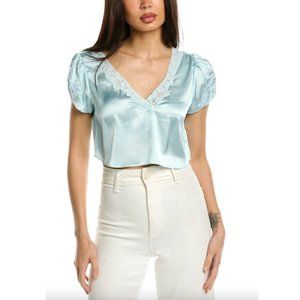 LoveShackFancy Lisanne Crop Top